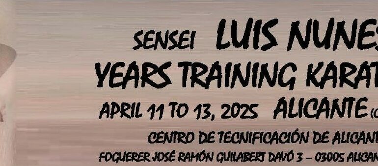 55 Aniversario/Anniversary Sensei Luis Nunes