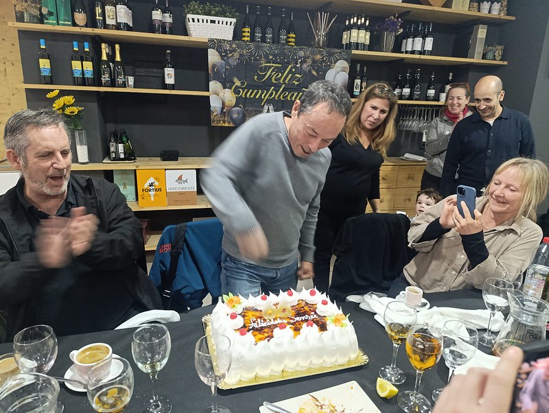 Fotos entrenamiento cumpleaños Sensei Luis