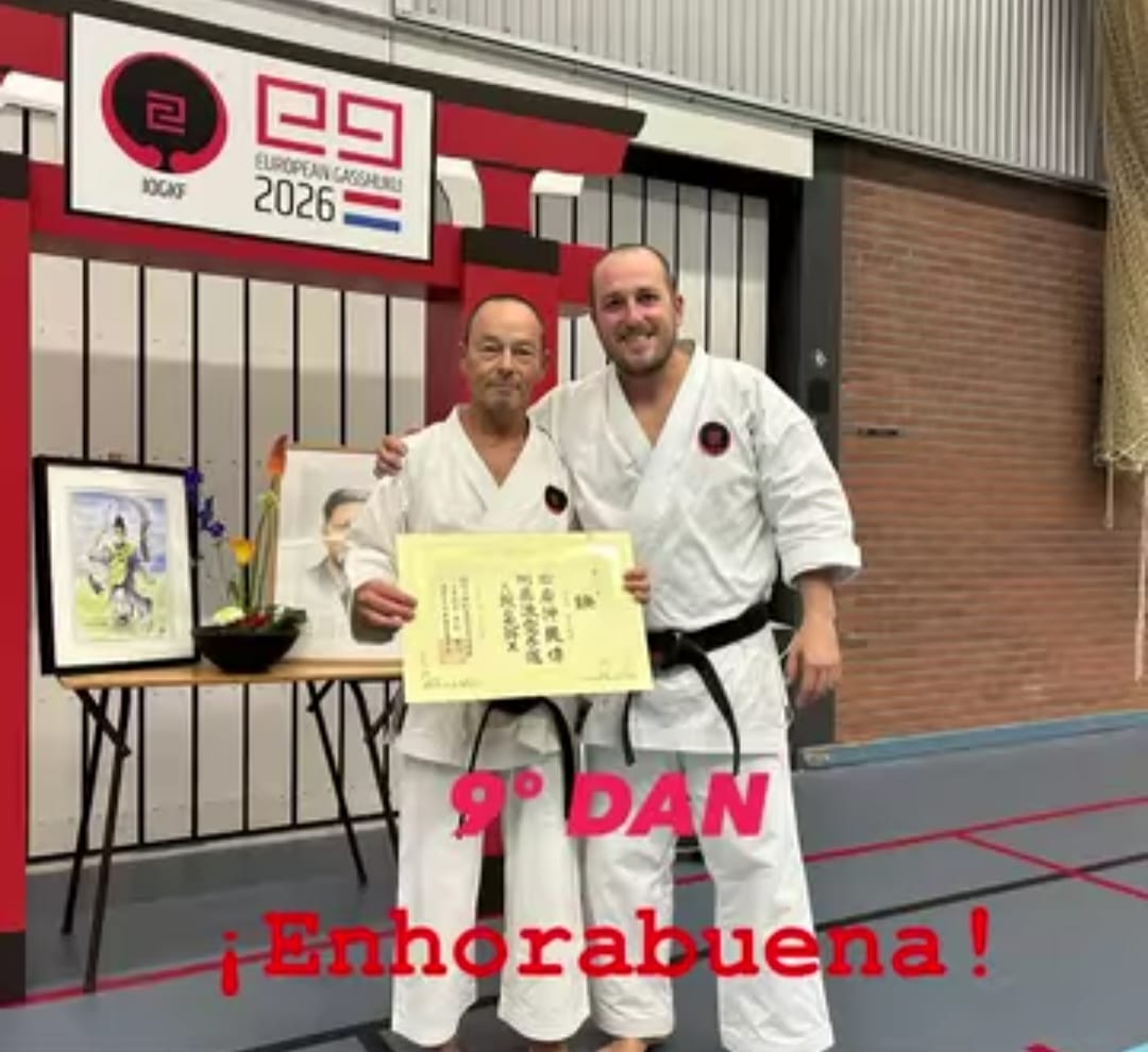 Enhorabuena Sensei Luis - KyuDan