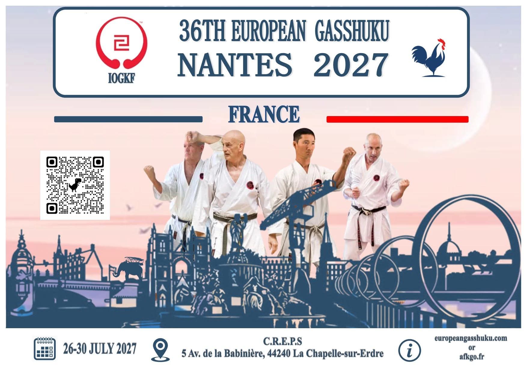 Gasshuku Nantes (Francia) - Julio 2027